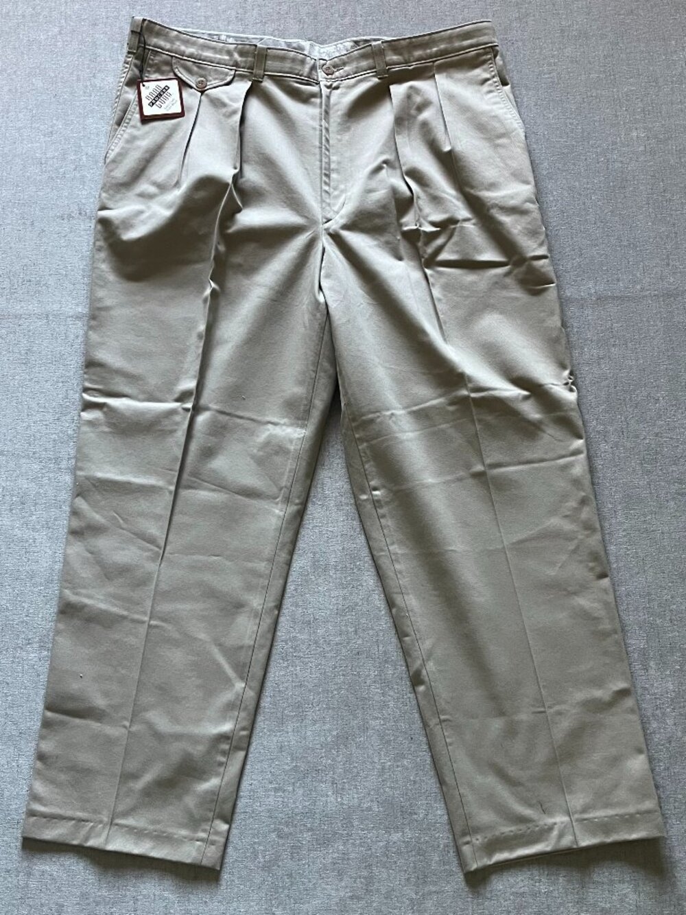 Vintage Savane Performance Golf Dress Pants Men 42x32 Khaki Big & Tall NWT NEW
